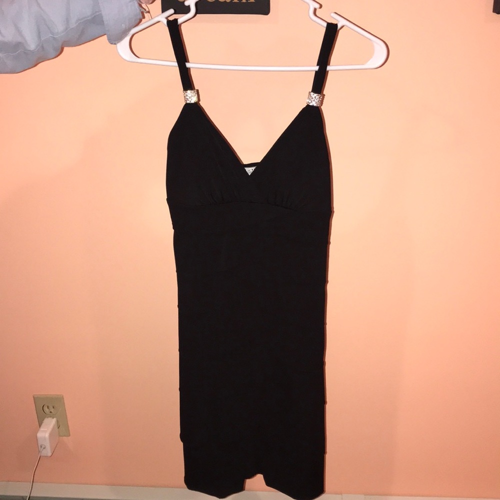 Black ruffle dress (semi formal)